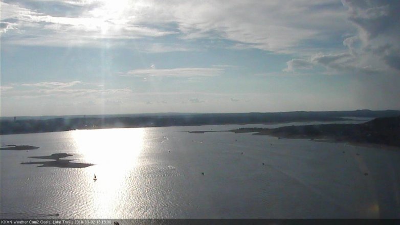 Lake Travis webcam, September 2, 2018 5:20 PM CT