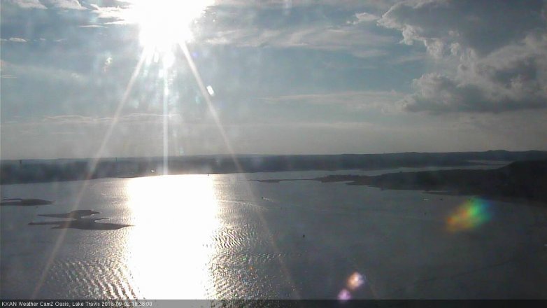 Lake Travis webcam, September 2, 2018 5:40 PM CT