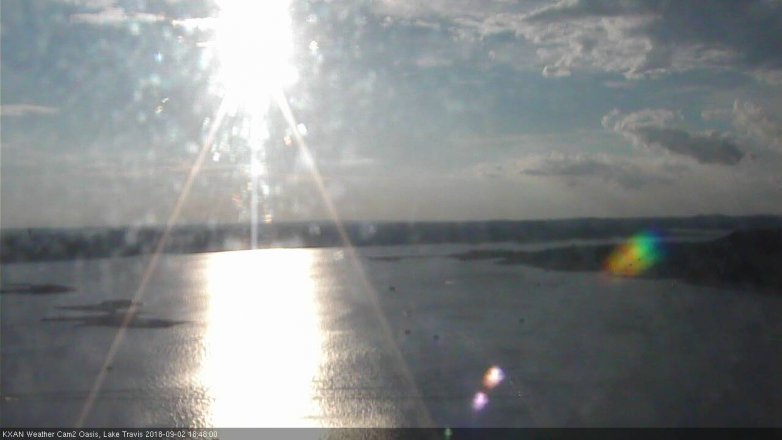Lake Travis webcam, September 2, 2018 5:50 PM CT