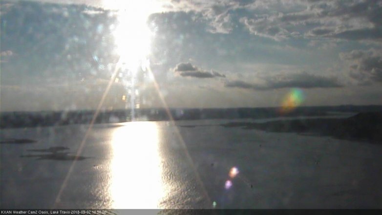 Lake Travis webcam, September 2, 2018 6:00 PM CT