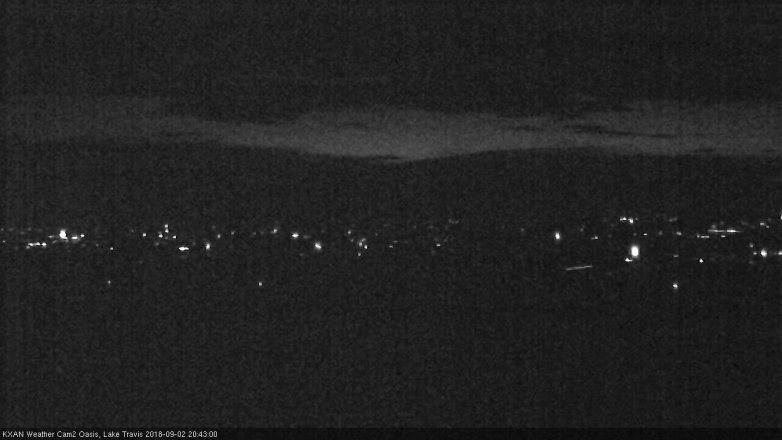 Lake Travis webcam, September 2, 2018 7:45 PM CT