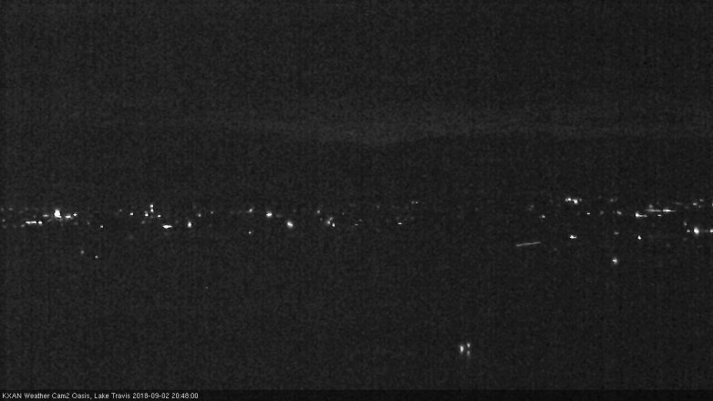 Lake Travis webcam, September 2, 2018 7:50 PM CT