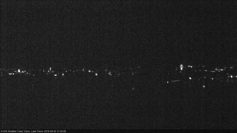 Lake Travis webcam, September 2, 2018 8:05 PM CT