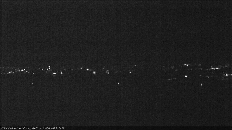 Lake Travis webcam, September 2, 2018 8:10 PM CT