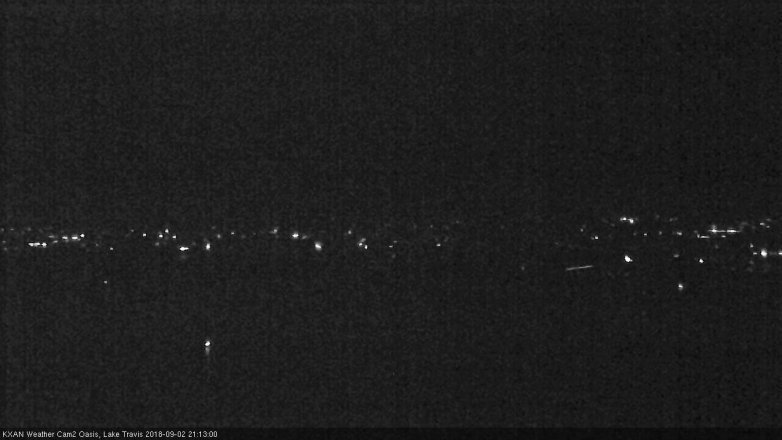 Lake Travis webcam, September 2, 2018 8:15 PM CT