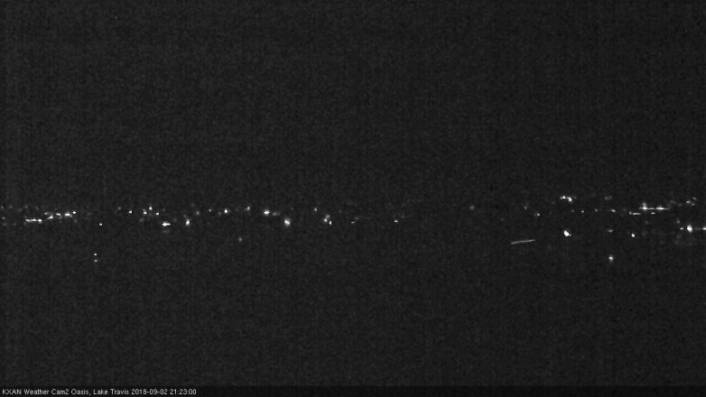 Lake Travis webcam, September 2, 2018 8:25 PM CT