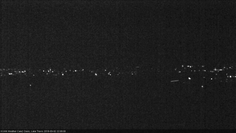 Lake Travis webcam, September 2, 2018 9:10 PM CT