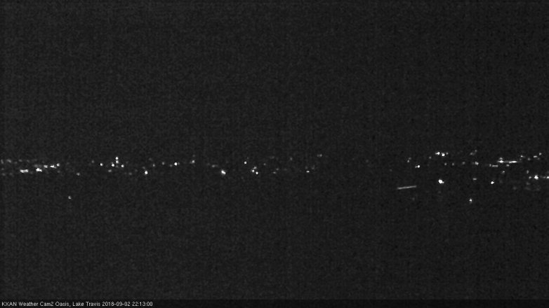 Lake Travis webcam, September 2, 2018 9:15 PM CT