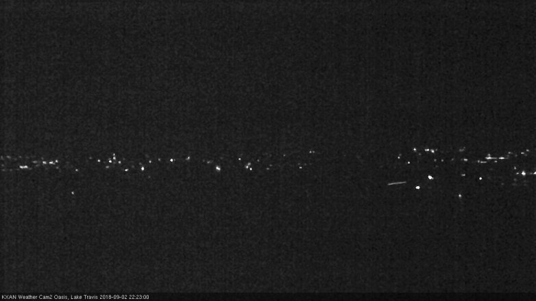 Lake Travis webcam, September 2, 2018 9:25 PM CT