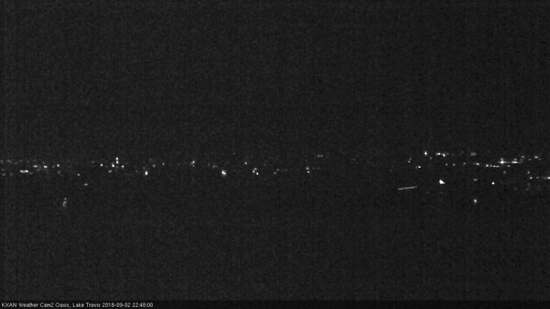 Lake Travis webcam, September 2, 2018 9:50 PM CT