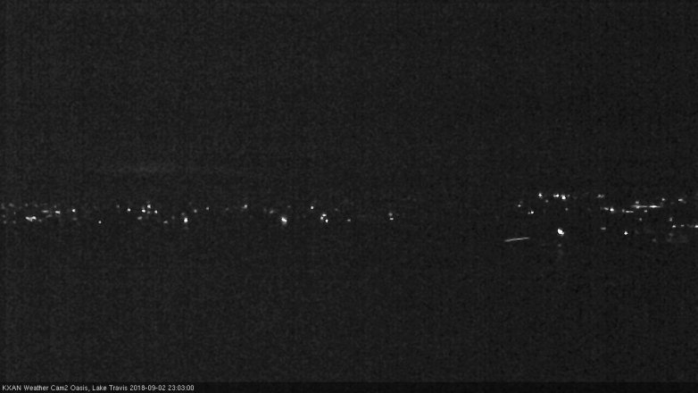 Lake Travis webcam, September 2, 2018 10:05 PM CT