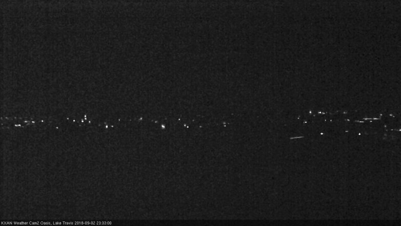 Lake Travis webcam, September 2, 2018 10:35 PM CT