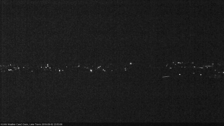 Lake Travis webcam, September 2, 2018 10:55 PM CT