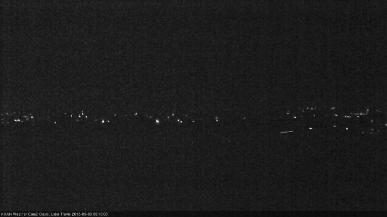 Lake Travis webcam, September 2, 2018 11:15 PM CT