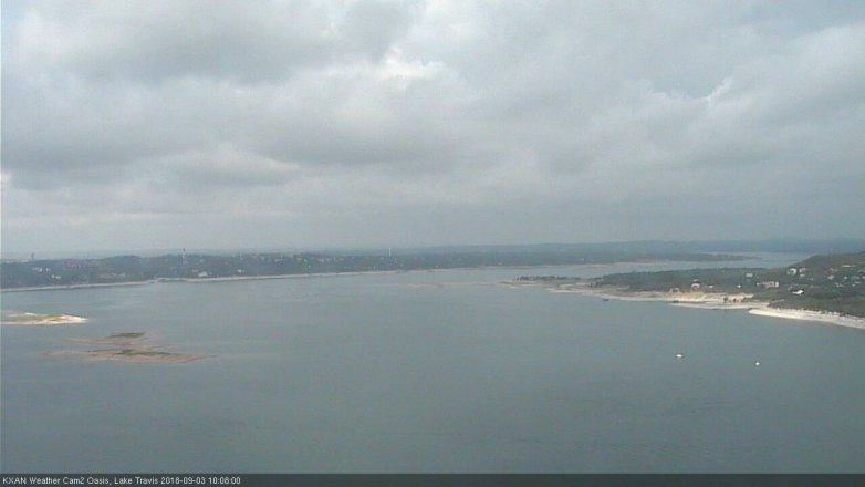 Lake Travis webcam, September 3, 2018 9:10 AM CT