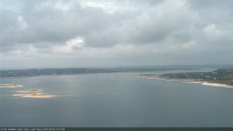 Lake Travis webcam, September 3, 2018 9:15 AM CT