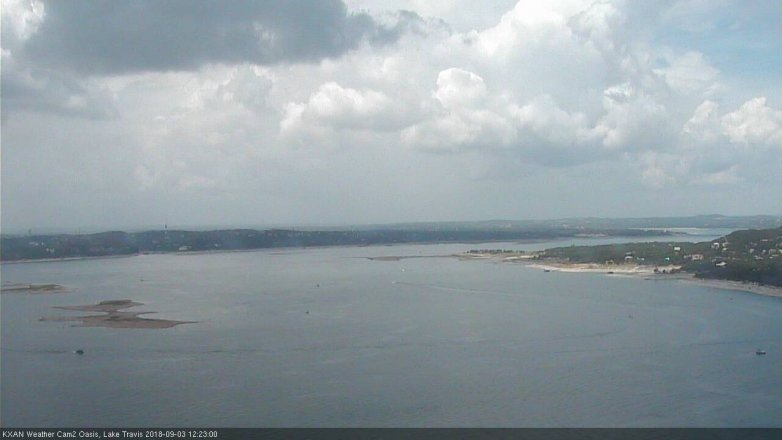 Lake Travis webcam, September 3, 2018 11:25 AM CT
