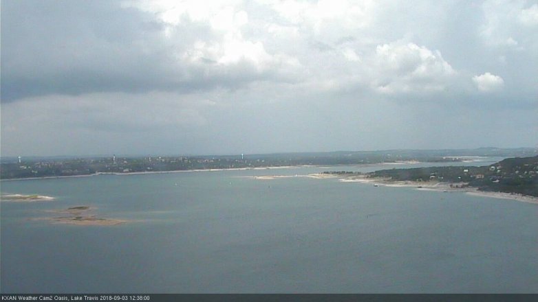 Lake Travis webcam, September 3, 2018 11:40 AM CT