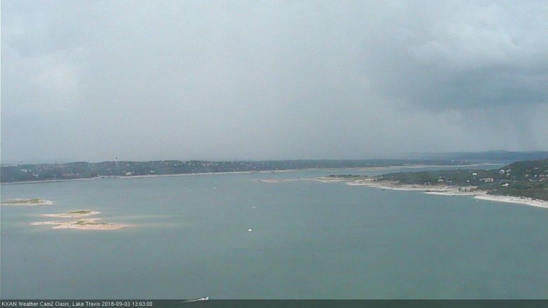 Lake Travis webcam, September 3, 2018 12:05 PM CT