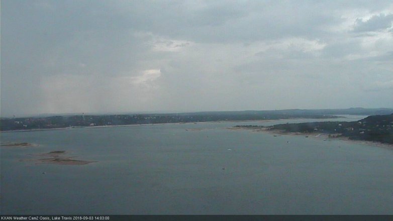 Lake Travis webcam, September 3, 2018 1:05 PM CT
