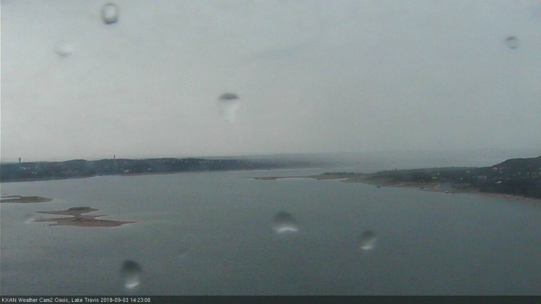 Lake Travis webcam, September 3, 2018 1:25 PM CT