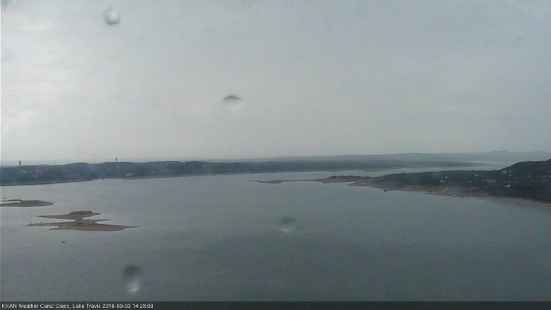 Lake Travis webcam, September 3, 2018 1:30 PM CT