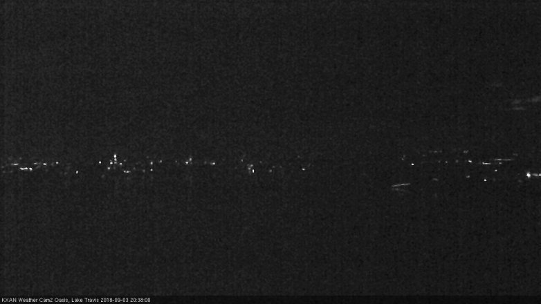 Lake Travis webcam, September 3, 2018 7:40 PM CT