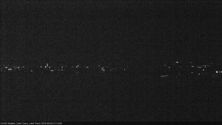 Lake Travis webcam, September 3, 2018 8:15 PM CT