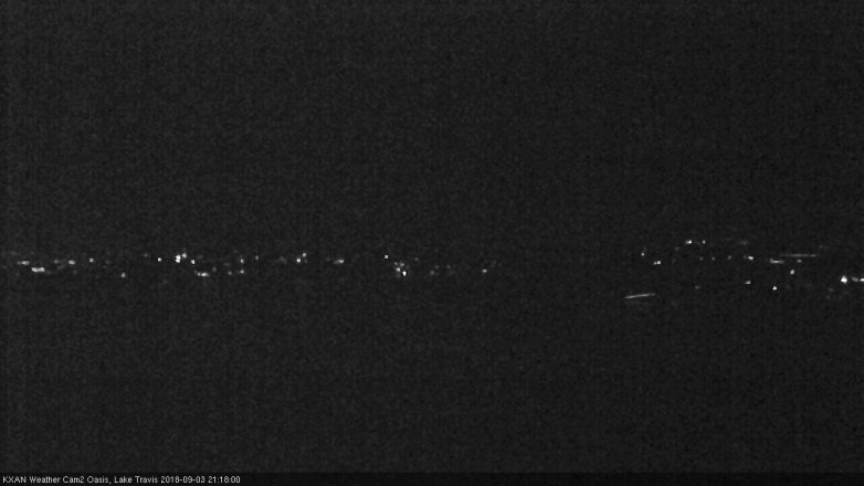 Lake Travis webcam, September 3, 2018 8:20 PM CT