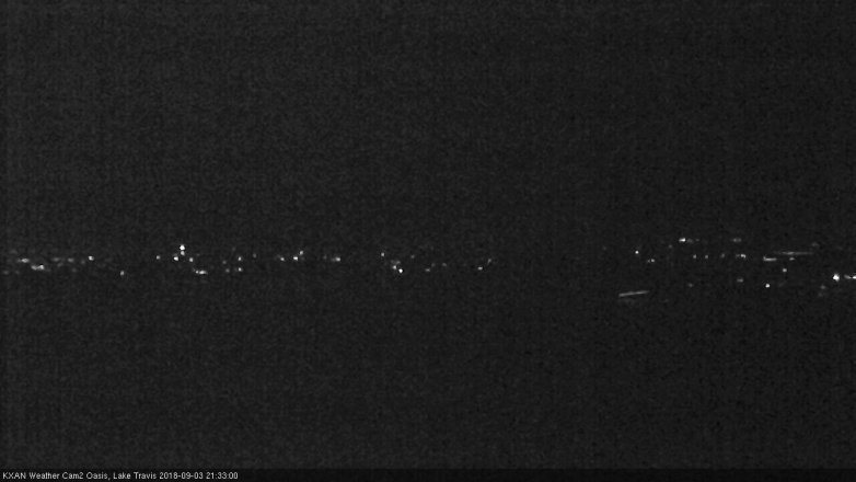 Lake Travis webcam, September 3, 2018 8:35 PM CT