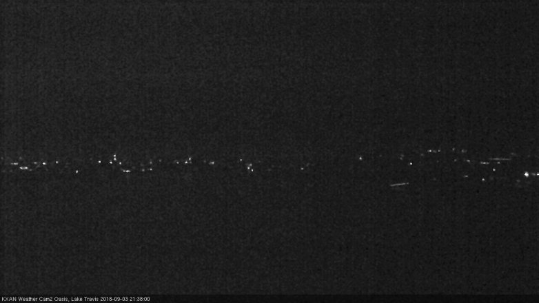 Lake Travis webcam, September 3, 2018 8:40 PM CT