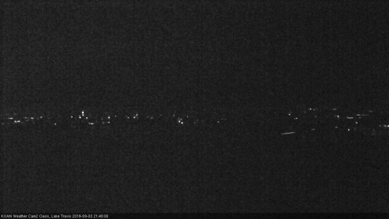 Lake Travis webcam, September 3, 2018 8:50 PM CT