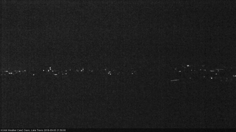 Lake Travis webcam, September 3, 2018 9:00 PM CT