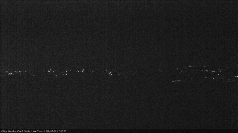Lake Travis webcam, September 3, 2018 9:05 PM CT