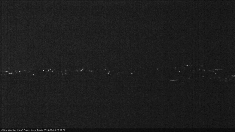 Lake Travis webcam, September 3, 2018 9:10 PM CT