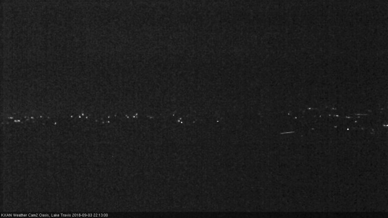 Lake Travis webcam, September 3, 2018 9:15 PM CT