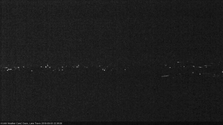 Lake Travis webcam, September 3, 2018 9:40 PM CT