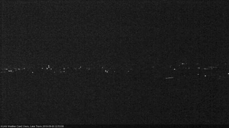 Lake Travis webcam, September 3, 2018 9:55 PM CT