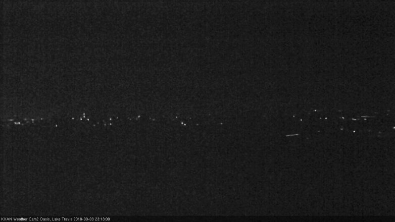 Lake Travis webcam, September 3, 2018 10:15 PM CT