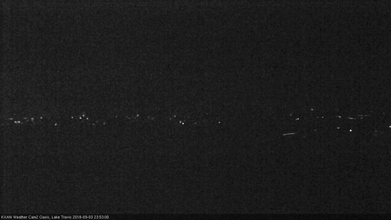 Lake Travis webcam, September 3, 2018 10:55 PM CT