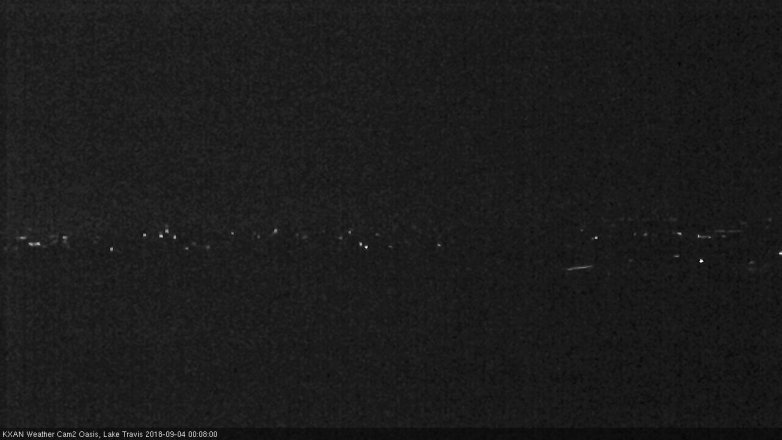 Lake Travis webcam, September 3, 2018 11:10 PM CT