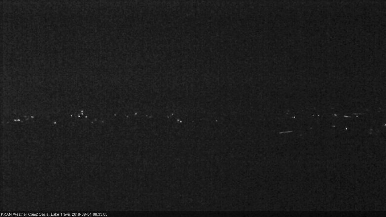 Lake Travis webcam, September 3, 2018 11:35 PM CT
