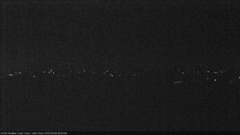 Lake Travis webcam, September 3, 2018 11:55 PM CT