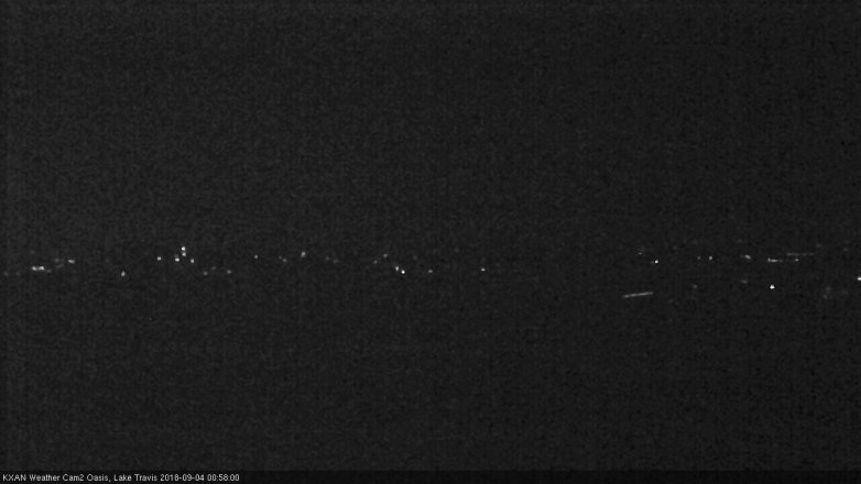 Lake Travis webcam, September 3, 2018 12:00 AM CT