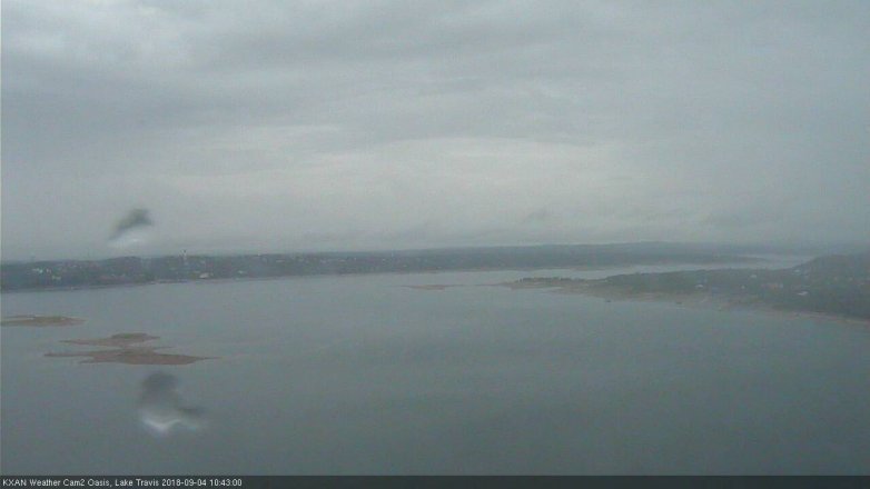 Lake Travis webcam, September 4, 2018 9:45 AM CT