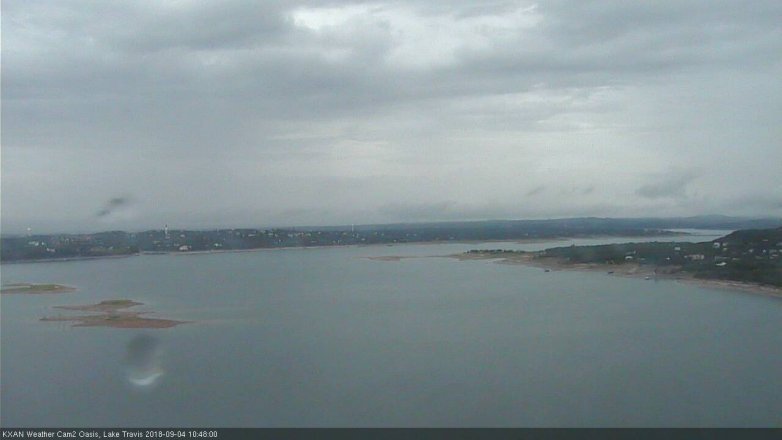 Lake Travis webcam, September 4, 2018 9:50 AM CT