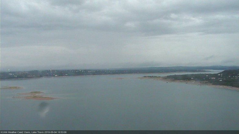 Lake Travis webcam, September 4, 2018 9:55 AM CT
