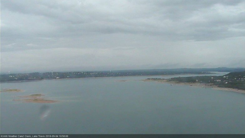 Lake Travis webcam, September 4, 2018 10:00 AM CT