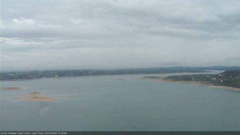 Lake Travis webcam, September 4, 2018 10:05 AM CT