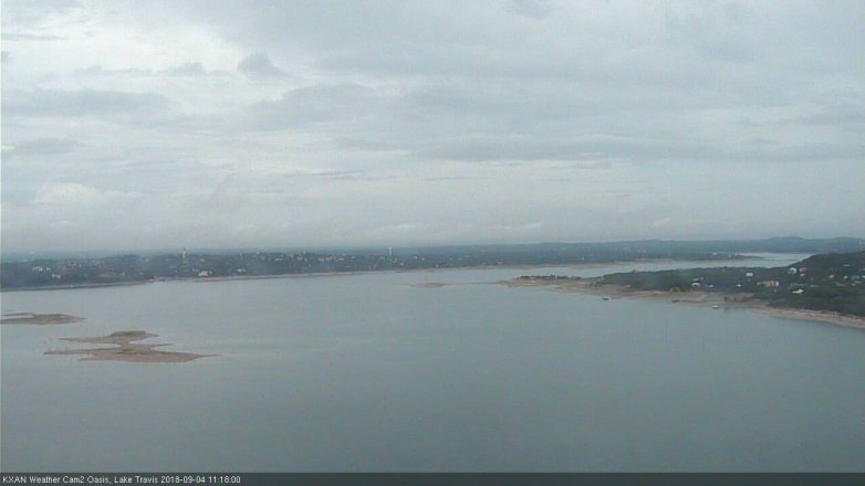 Lake Travis webcam, September 4, 2018 10:20 AM CT